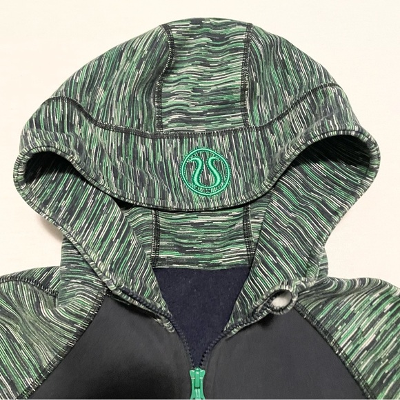 Lululemon Scuba Hoodie Stretch Green Bean Inkwell Wee Are From Space - Picture 3 of 16